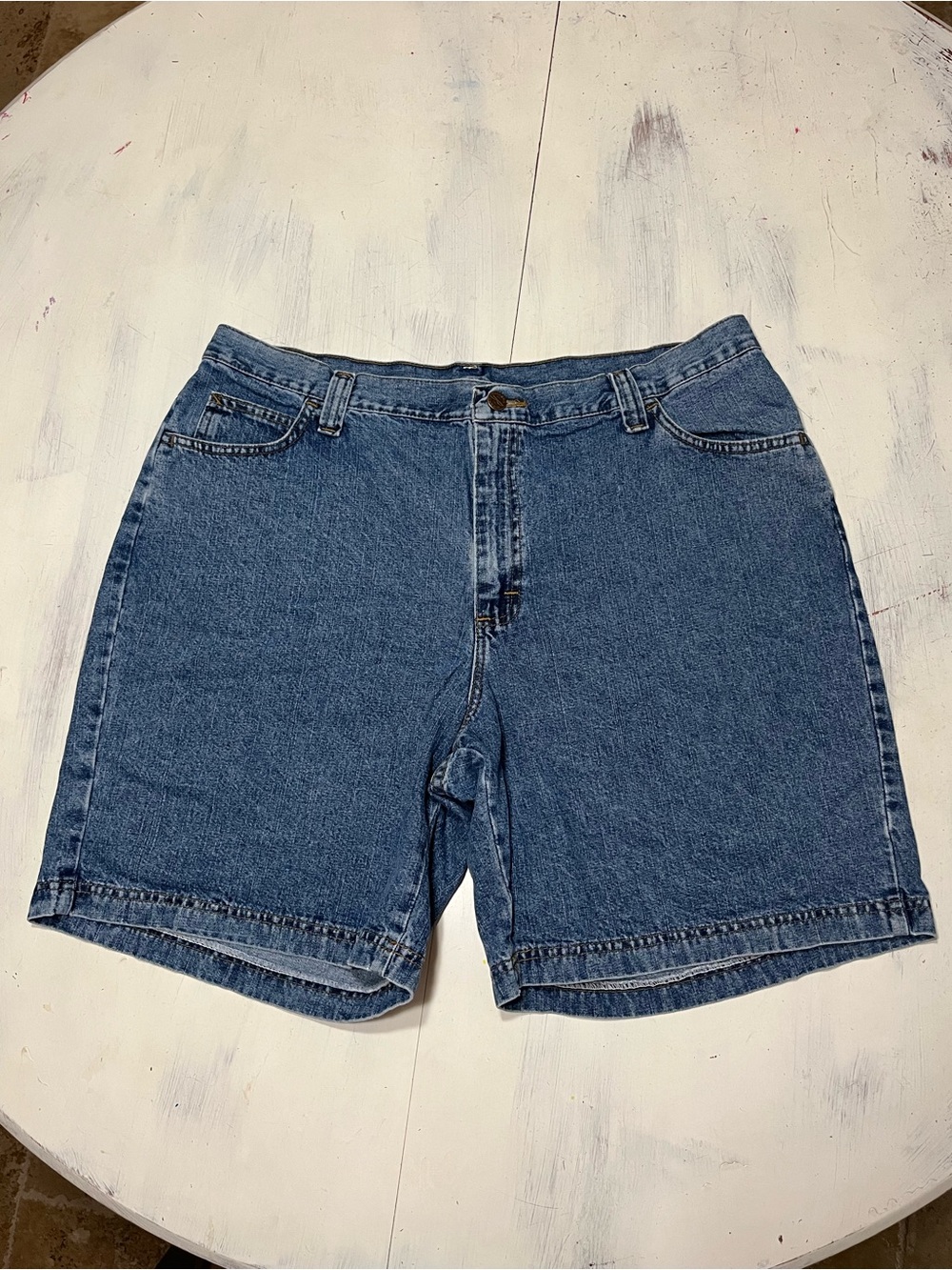 Vintage 90’s Riders by Lee Mom Bermuda Denim Shorts Sz 18M Y2K